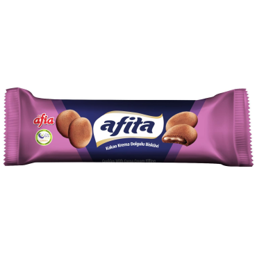 Afia Afita Kakao Krema Dolgulu Bisküvi 80 Gr.