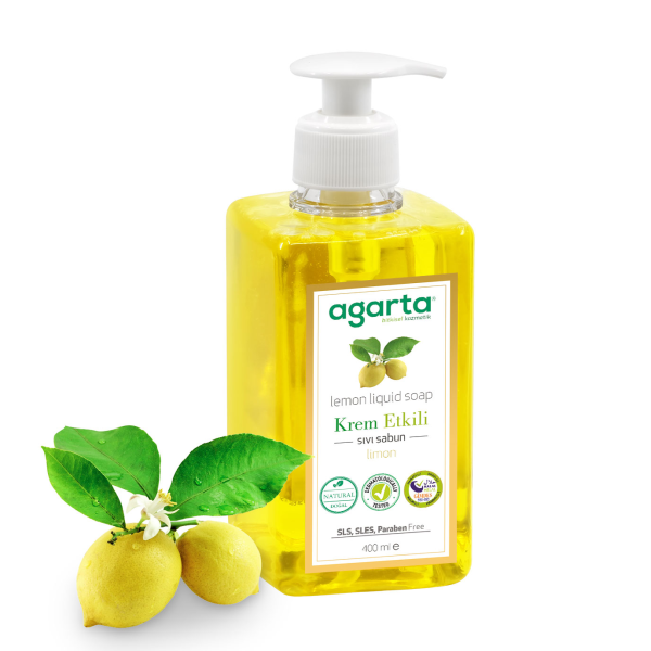 Agarta Krem Etkili Sıvı Sabun Limon 400 Ml.
