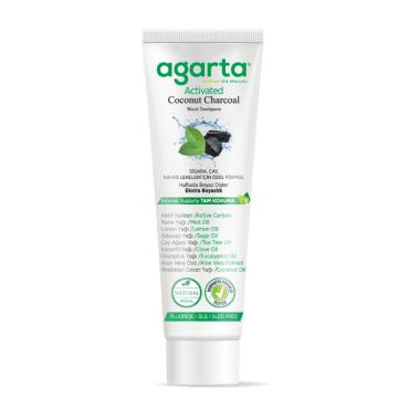 Agarta Diş Macunu Aktif Karbonlu 100 Ml.