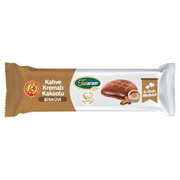 Tatarası Kahve Kremalı Kakaolu Bisküvi 40 GR