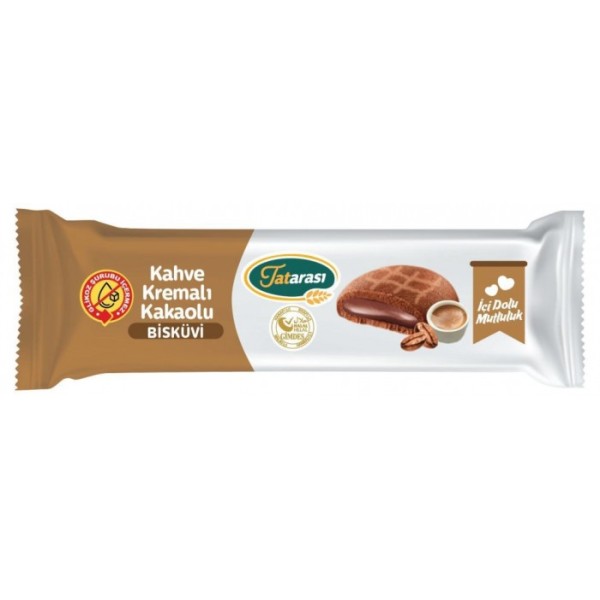 Tatarası Kahve Kremalı Kakaolu Bisküvi 40 GR Tatarası Kahve Kremalı Kakaolu Bisküvi 40 GR