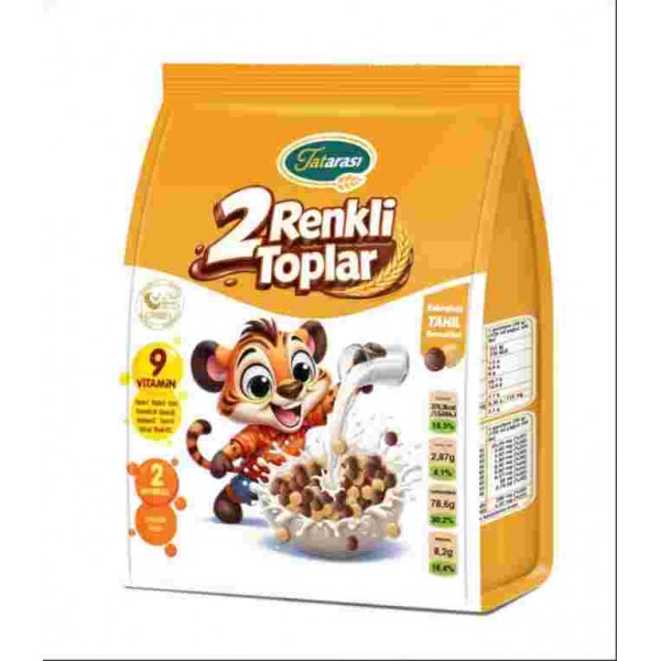 Tatarası 2 Renkli Kahvaltılık Gevrek 300 Gr Tatarası 2 Renkli Kahvaltılık Gevrek 300 Gr