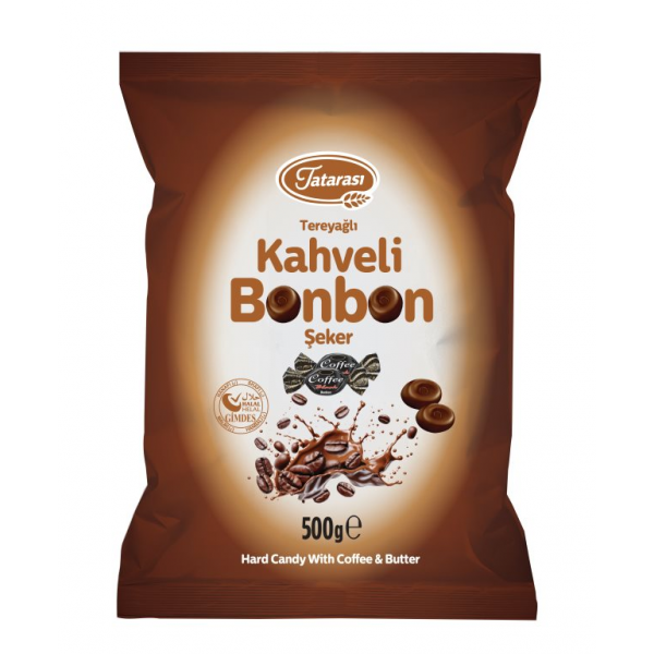 Tatarası Kahveli Bonbon Şeker 500 Gr. Tatarası Kahveli Bonbon Şeker 500 Gr.