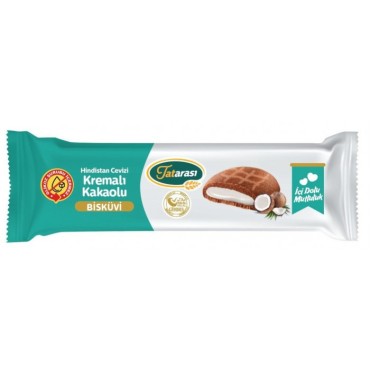 Tatarası Hindistancevizli Kremalı Kakaolu Bisküvi 40 GR